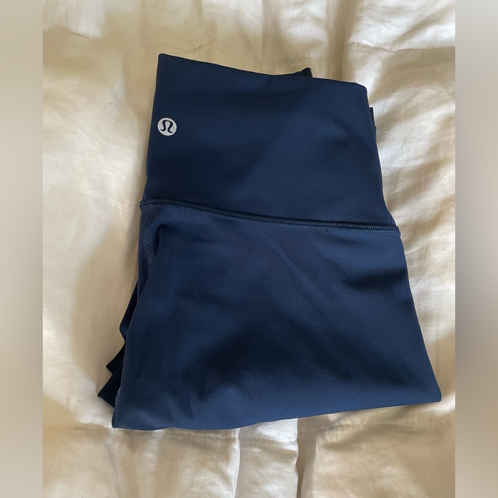 Navy Lululemon Leggings - Size 6